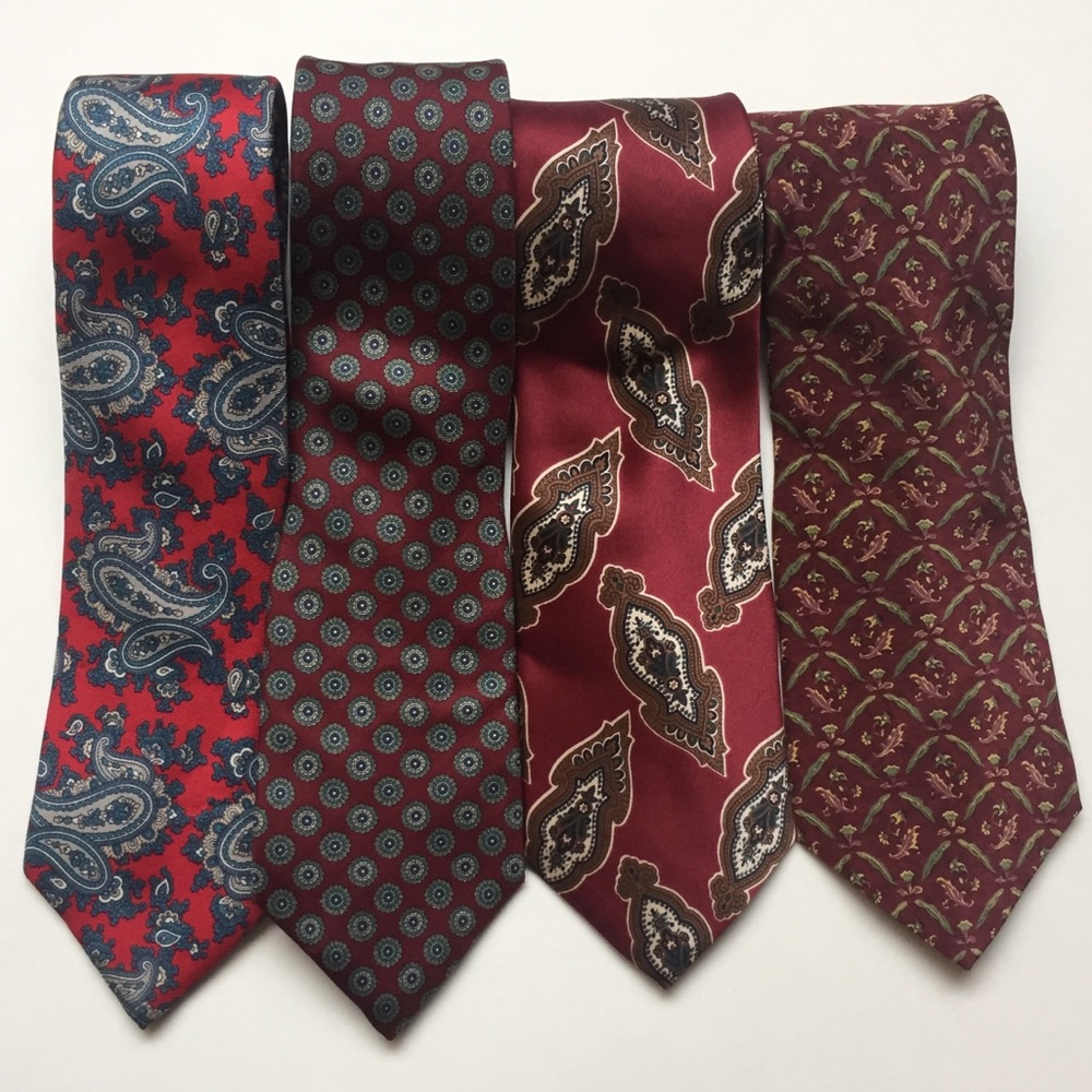 Christian Dior silk tie lot